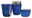 Mepal Snackpot-Set 3-tlg. blue RANGE Vivid Blue