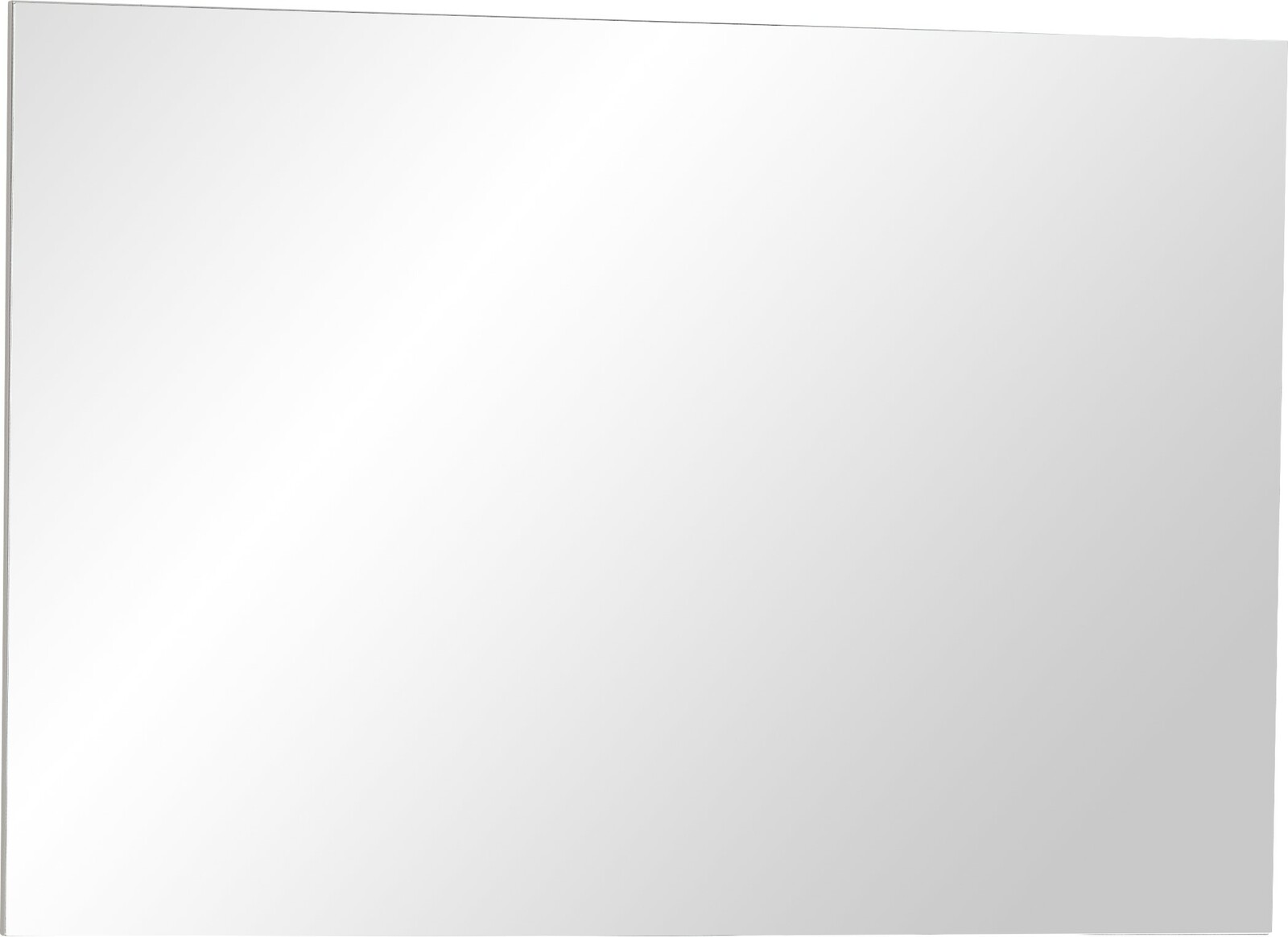 Rechteckiger Wandspiegel in schräger Perspektive