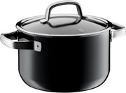 Topf aus dem WMF Mineral Topf-Set, 4-teilig, Rose Quartz FUSIONTEC, seitliche Perspektive