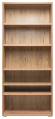 Holzregal mit fünf Einlegeböden, frontale Ansicht