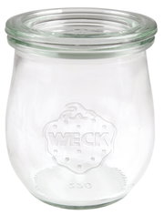 Glas mit WECK-Logo, Vorderansicht