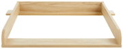 Wickelaufsatz aus Holz in Frontalansicht