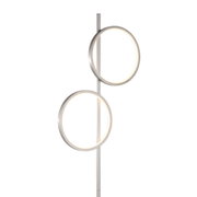 Moderne staande lamp MINI RITUS met twee verlichte ringen, zijaanzicht