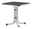 Sieger Klapptisch 70x70 graph./anthr. MECALIT BOULEVARD Klapptisch 70x70 cm in Graphit/Anthrazit, seitliche Perspektive
