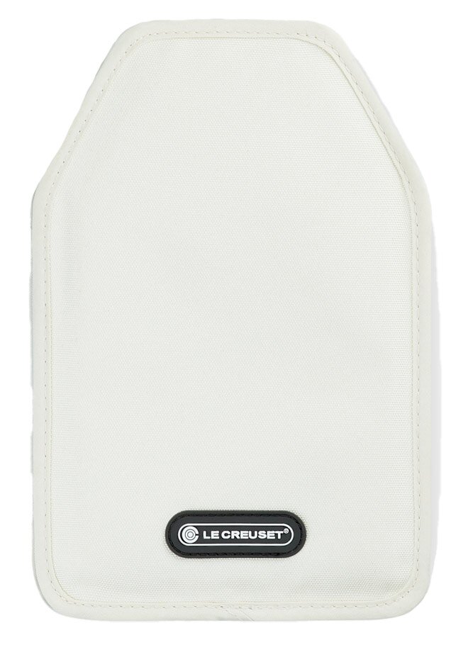 Weißer Aktiv-Weinkühler von Le Creuset, Vorderansicht