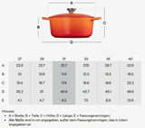 Ovaler Bräter 31cm in Ofenrot, seitliche Perspektive mit Deckel und Griffen