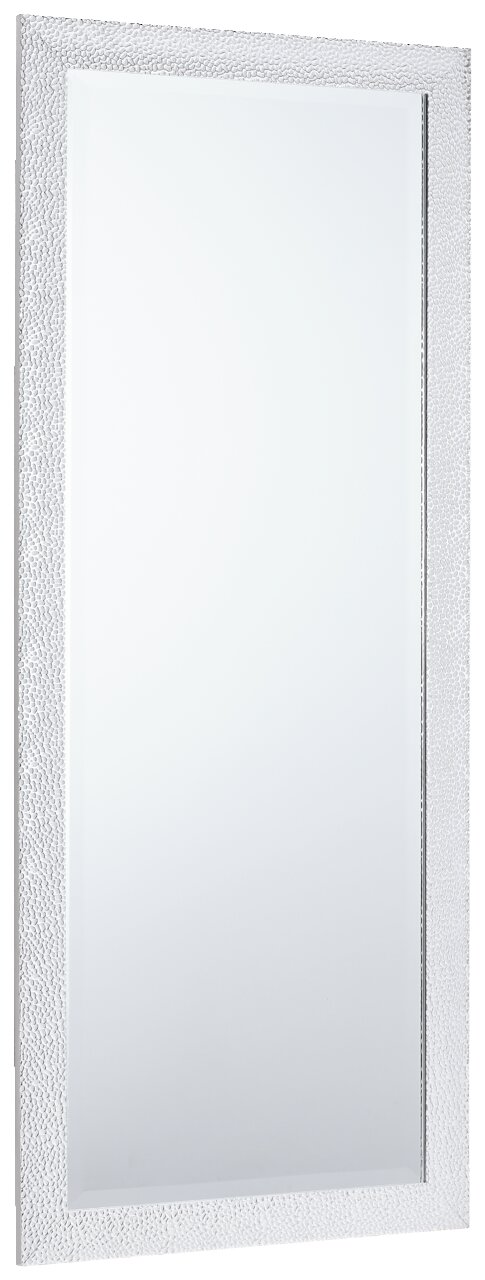 Carryhome Spiegel MAYA Rechteckiger Spiegel mit strukturiertem Rahmen, Perspektive leicht von der Seite