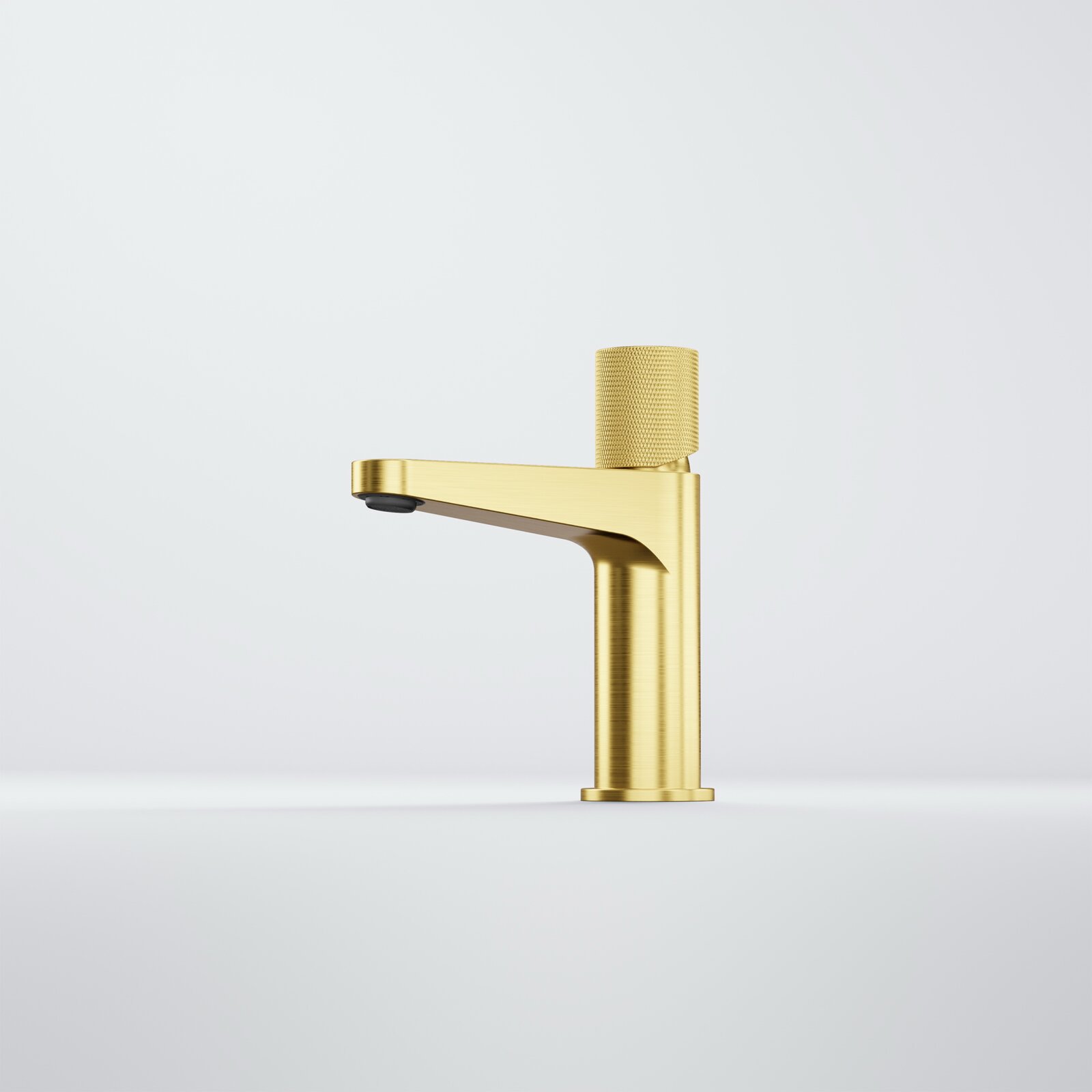 Zurbrüggen Wastafelmengkraan 171 Gouden wastafelmengkraan in zijaanzicht met een modern ontwerp