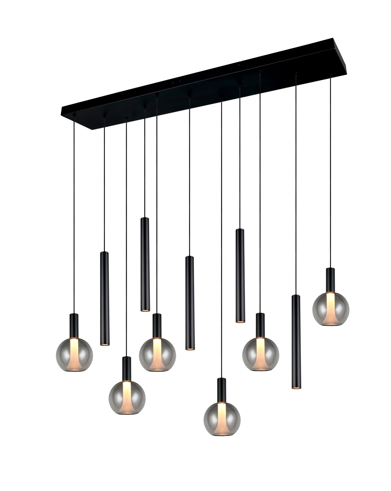 Trio Leuchten LED-Hängeleuchte MELARO | schwarz
