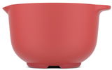 Rote Rührschüssel mit 3000 ml Fassungsvermögen, seitliche Perspektive