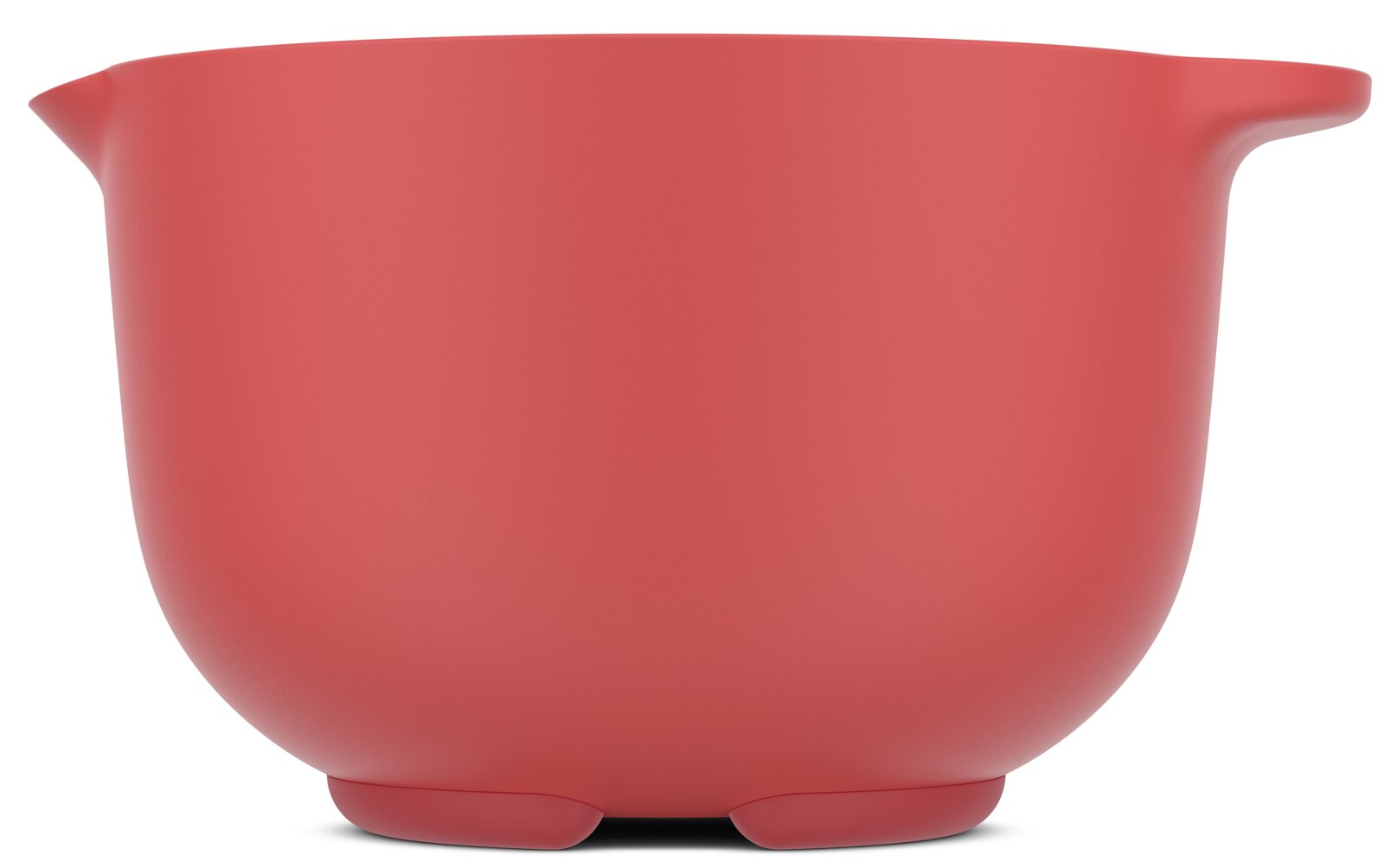 Mepal Rührschüssel CHEF IT Rote Rührschüssel mit 3000 ml Fassungsvermögen, seitliche Perspektive