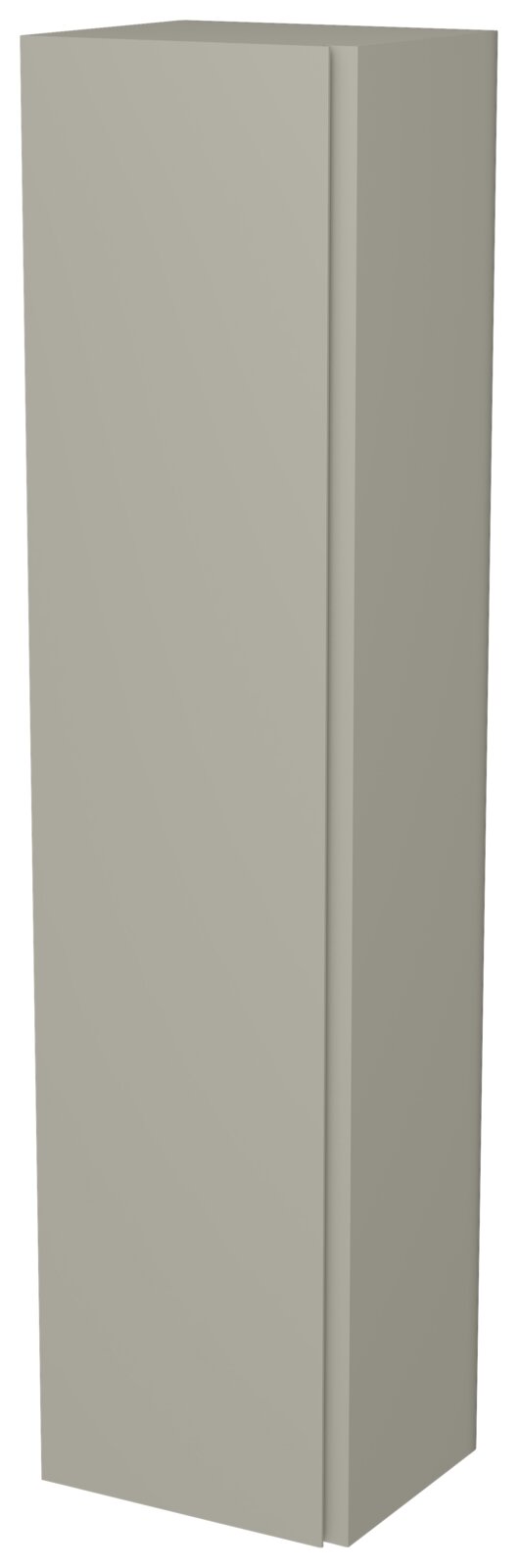 Moderano Hänge-Garderobenschrank LECCO Hängender Garderobenschrank mit einer Tür in seitlicher Perspektive