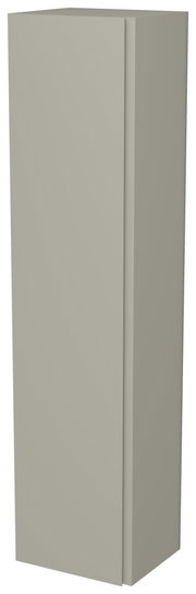 Hängender Garderobenschrank mit einer Tür in seitlicher Perspektive