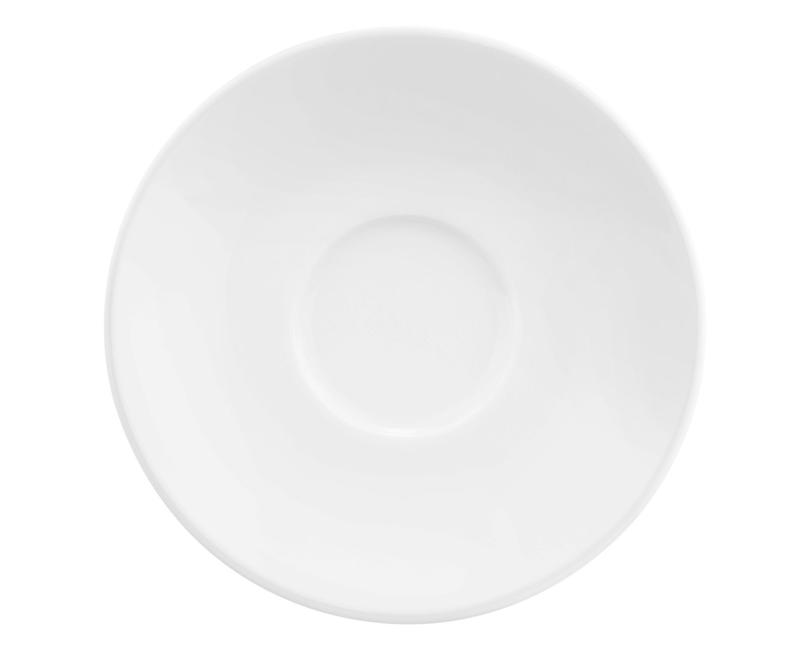 Seltmann Weiden Untertasse LIFE Weiße Kombi-Untertasse Life 16,5 cm, Draufsicht