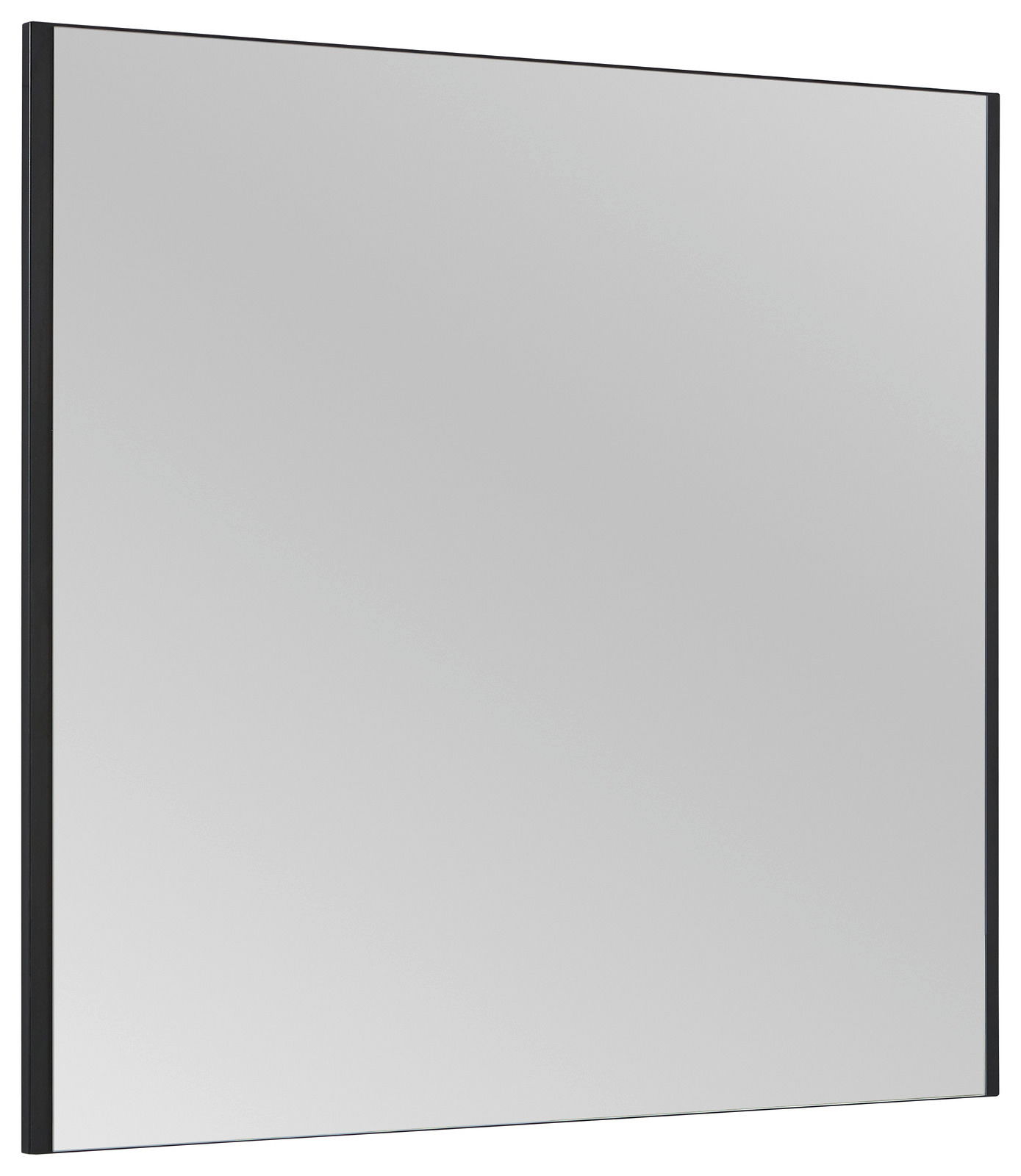 Voleo Spiegel Moderner rechteckiger Spiegel mit schmalem Rahmen, seitliche Perspektive
