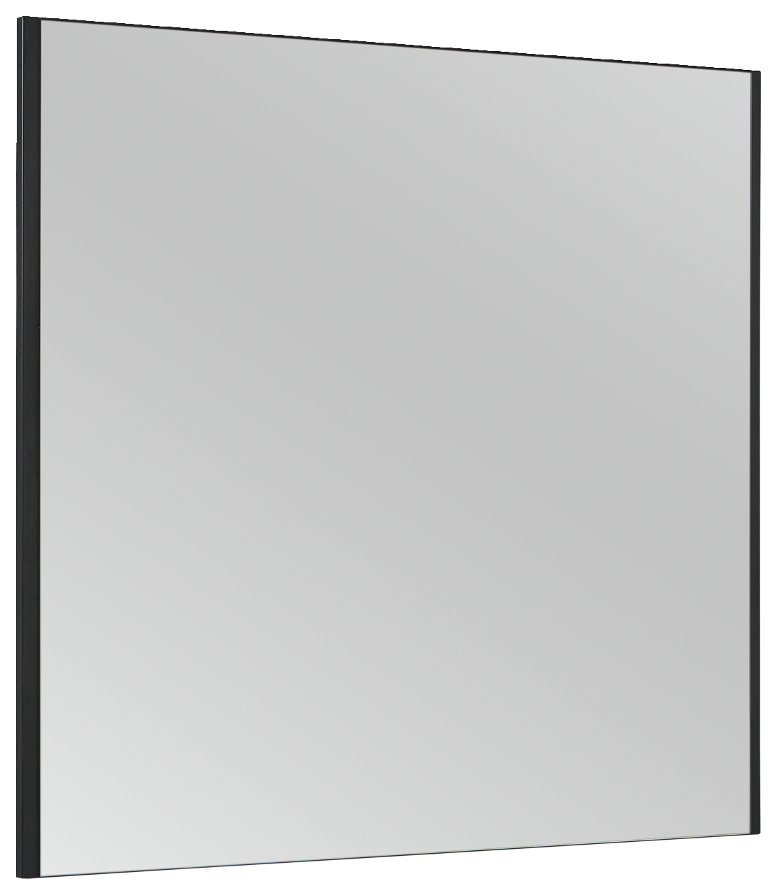 Voleo Spiegel Moderner rechteckiger Spiegel mit schmalem Rahmen, seitliche Perspektive