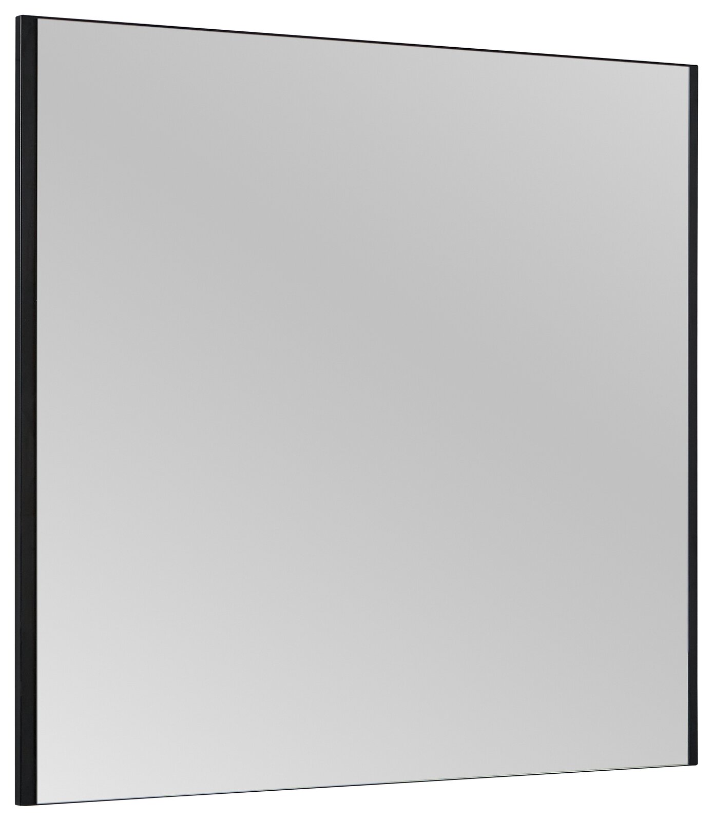 Voleo Spiegel Moderner rechteckiger Spiegel mit schmalem Rahmen, seitliche Perspektive