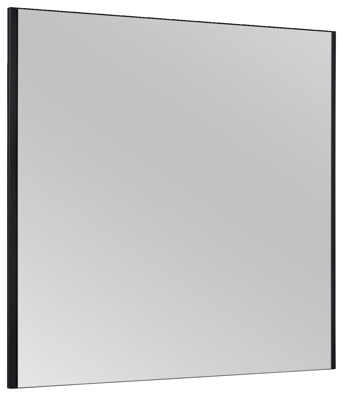 Voleo Spiegel Moderner rechteckiger Spiegel mit schmalem Rahmen, seitliche Perspektive