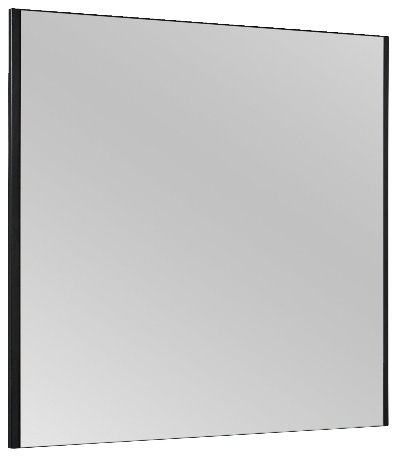 Voleo Spiegel Moderner rechteckiger Spiegel mit schmalem Rahmen, seitliche Perspektive