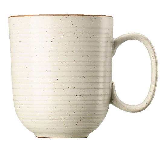 Thomas Kaffeebecher NATURE Becher mit Henkel aus Keramik, seitliche Ansicht