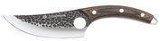 Kochmesser RANGER 15 cm mit gehämmerter Klinge und Holzgriff, Seitenansicht