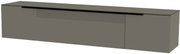 XL hangend lowboard uit de Moderano-serie BORMIO in grijs, zijaanzicht
