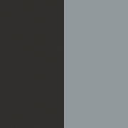 Nahaufnahme von zwei nebeneinander liegenden Farbflächen in Dunkelgrau und Hellgrau.