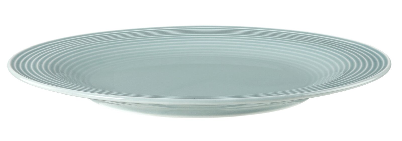 Seltmann Weiden Frühstücksteller BEAT Frühstücksteller 23cm in Arktisblau mit geriffeltem Design, seitliche Perspektive