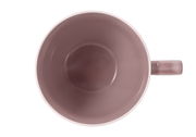 Milchkaffeeobertasse 0,35 l in Rosa, Ansicht von oben