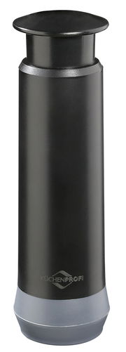 Vakuumpumpe aus dem Vakuumier-Set EASYFRESH, 5-tlg, in schwarzer Farbe, seitliche Perspektive