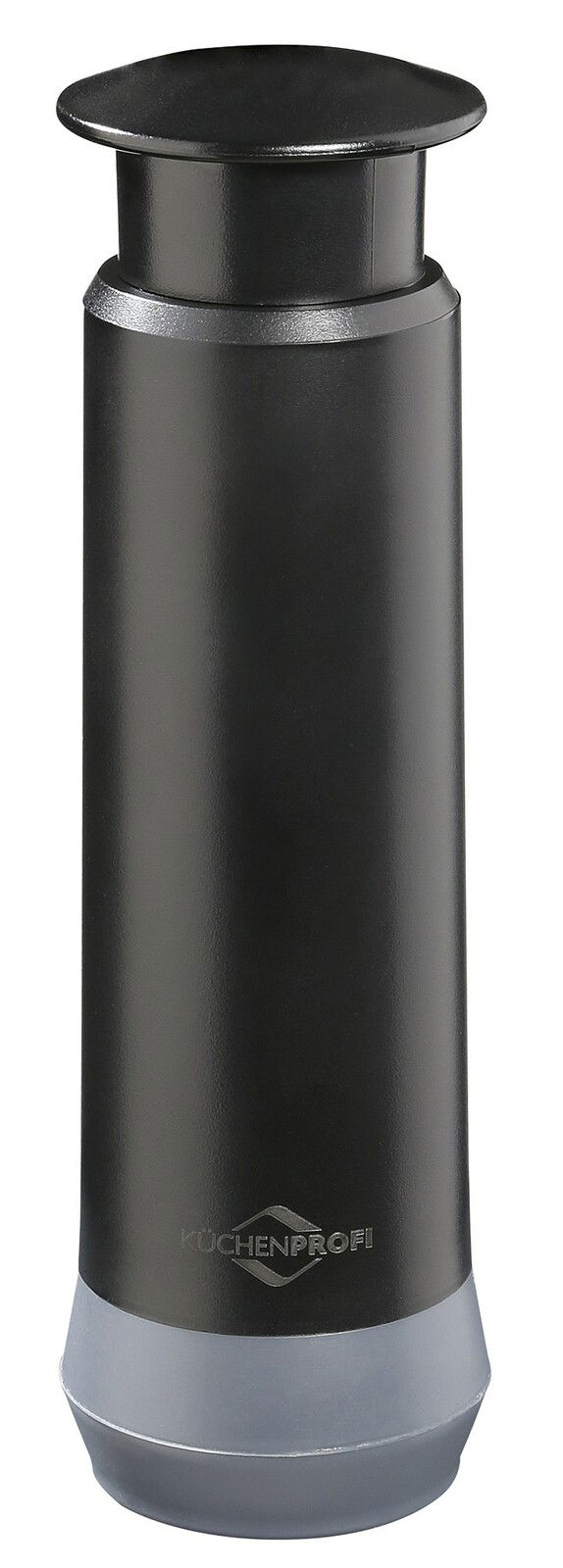 Vakuumpumpe aus dem Vakuumier-Set EASYFRESH, 5-tlg, in schwarzer Farbe, seitliche Perspektive