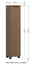 Midischrank 30 in Holzoptik, frontale Ansicht mit Maßen: 30 cm Breite, 27 cm Tiefe, 130 cm Höhe.