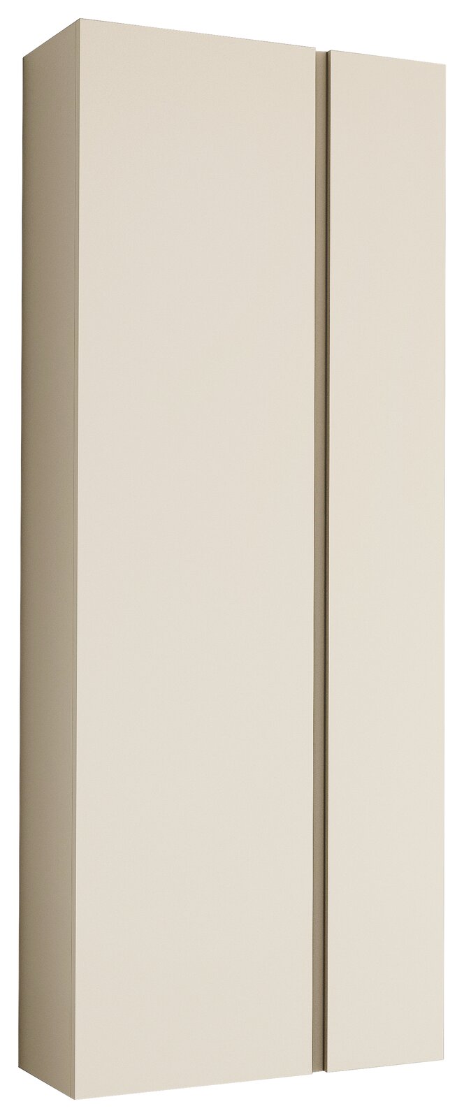 Moderano Garderoben-Set LECCO Beige Garderobenschrank mit zwei Türen, seitliche Perspektive