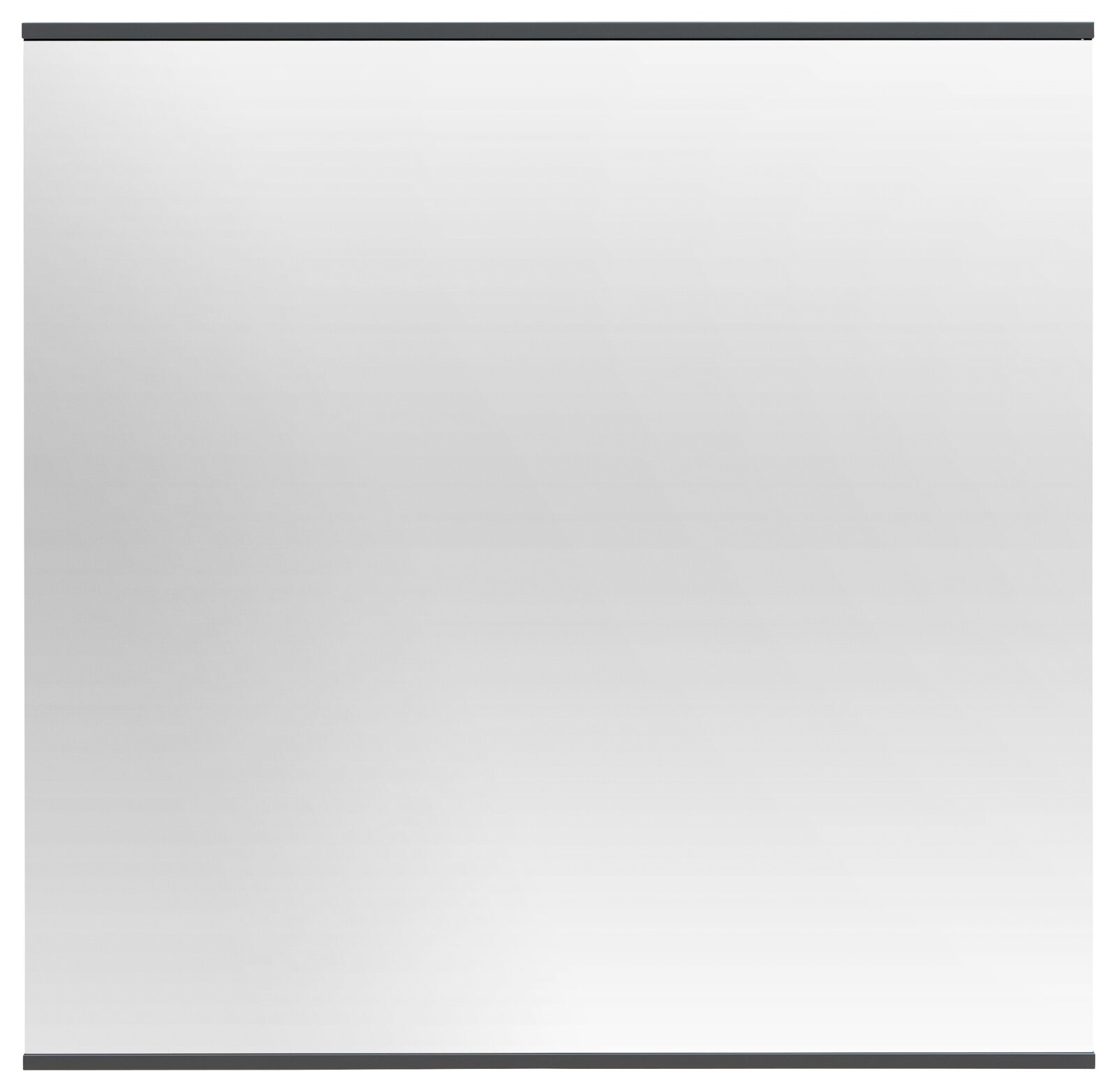 Dieter Knoll Spiegel SORRENT Rechteckiger Spiegel mit schwarzem Rahmen, Frontalansicht