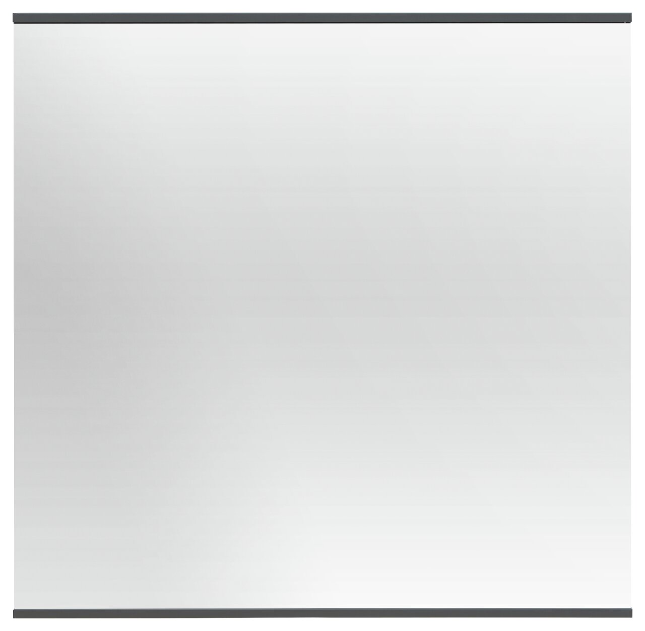 Dieter Knoll Spiegel SORRENT Rechteckiger Spiegel mit schwarzem Rahmen, Frontalansicht