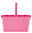 Tragetasche in leuchtendem Pink mit stabilem Griff, Frontalansicht