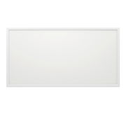 Rechteckige LED-Deckenleuchte ROVITO-Z in Weiß, Ansicht von vorne