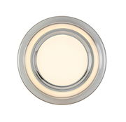 Runde LED-Deckenleuchte mit modernem Design, Ansicht von unten