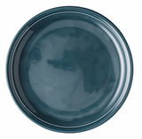 Speiseteller 26 cm Night Blue, Draufsicht, mit konzentrischen Kreisen im Design