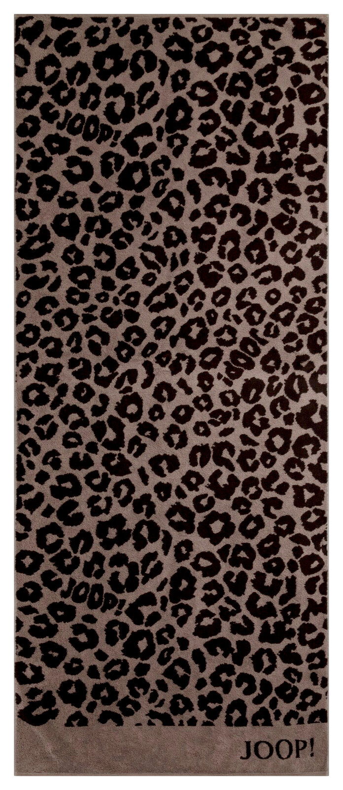 JOOP! Saunatuch LEO JOOP! Saunatuch mit Leopardenmuster in Draufsicht