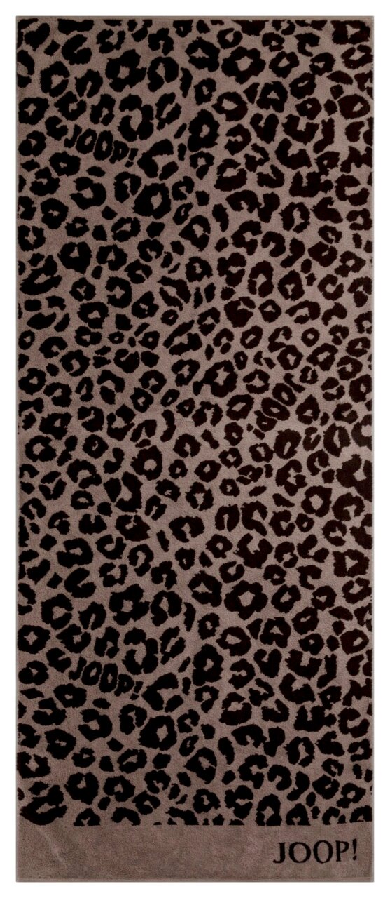 JOOP! Saunatuch LEO JOOP! Saunatuch mit Leopardenmuster in Draufsicht