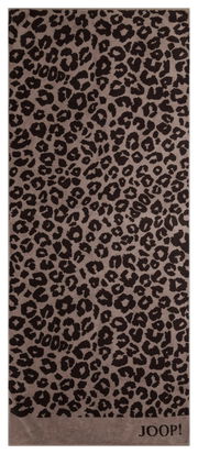 JOOP! Saunatuch mit Leopardenmuster in Draufsicht