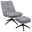 Cantus Sessel drehbar mit Hocker LEVI