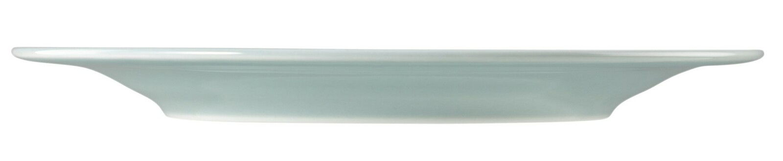 Seitenansicht eines Frühstückstellers 23cm in Arktis-Farbe