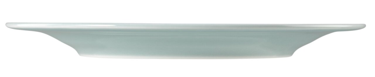 Seitenansicht eines Frühstückstellers 23cm in Arktis-Farbe