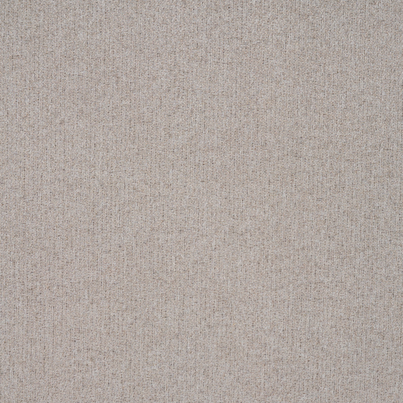 Nahaufnahme eines beigen Stoffes mit feiner Textur, verwendet für Fertigvorhänge.