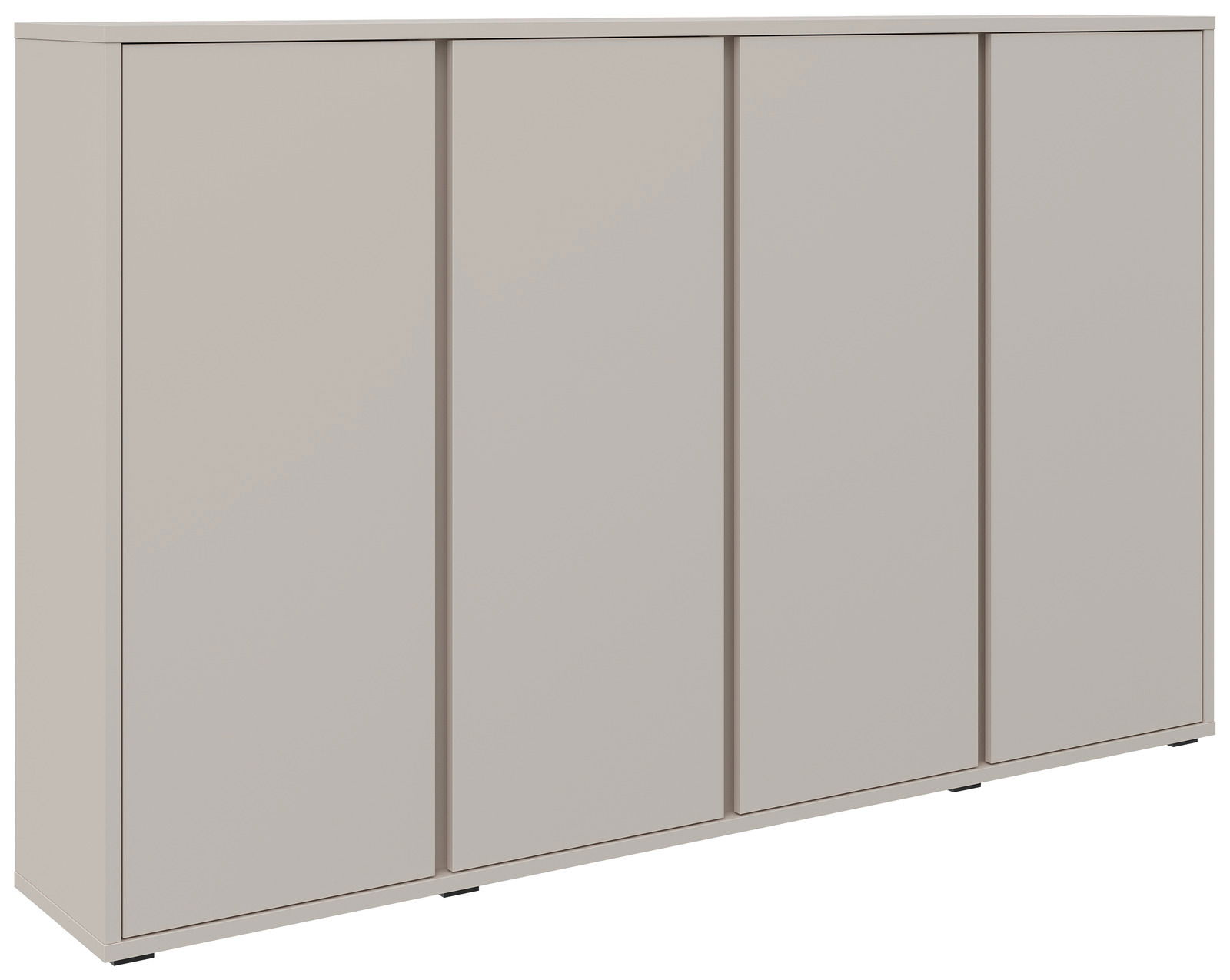 XORA Schuhschrank LIV Moderner Schuhschrank mit vier Türen in minimalistischer Frontansicht