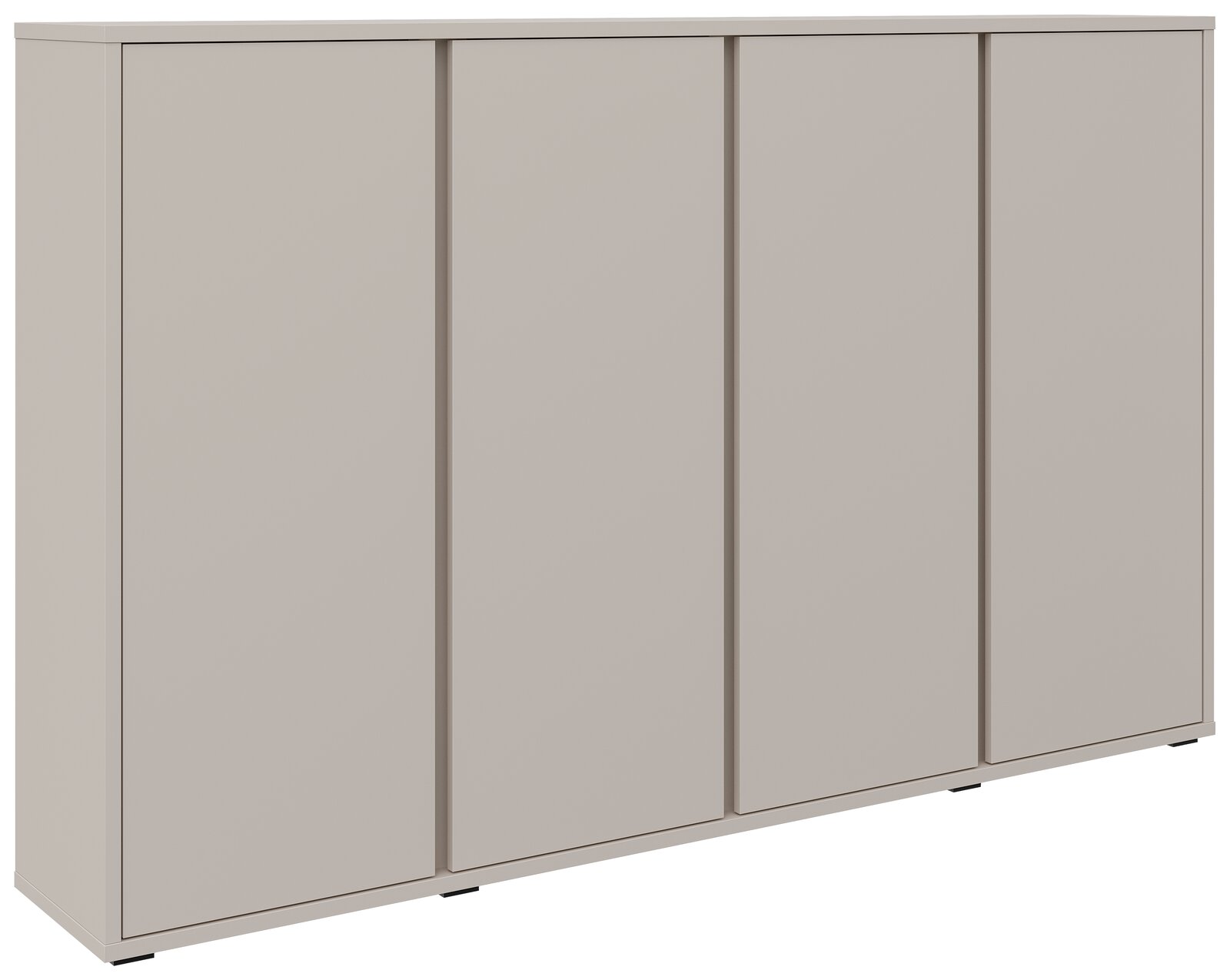XORA Schuhschrank LIV Moderner Schuhschrank mit vier Türen in minimalistischer Frontansicht