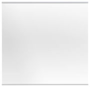 Rechteckiger Spiegel in Frontalansicht mit schmalem Rahmen