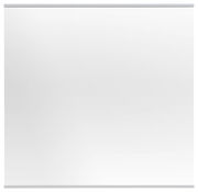 Rechteckiger Spiegel in Frontalansicht mit schmalem Rahmen